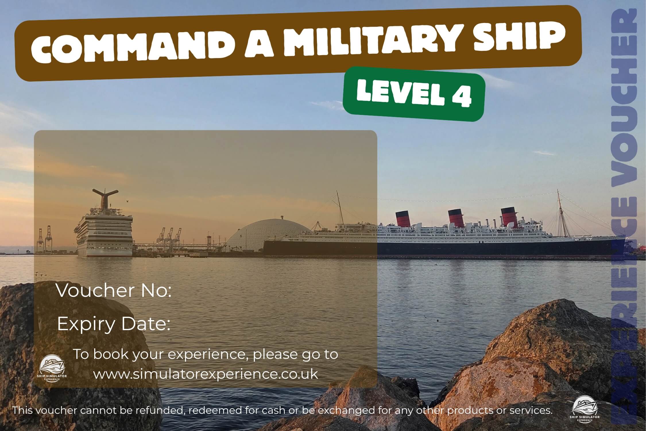 ECDIS Level 4 Military Ship Simulator Experience Voucher